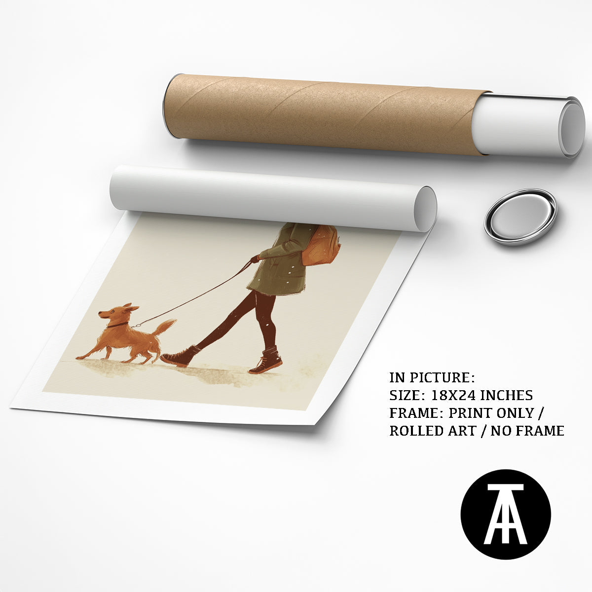 Artwork as Print Only or Rolled Art