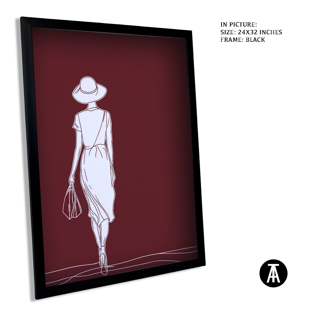 Artwork in Metal Earling Silver Frame