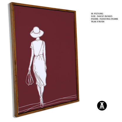 Artwork in Floating Frame