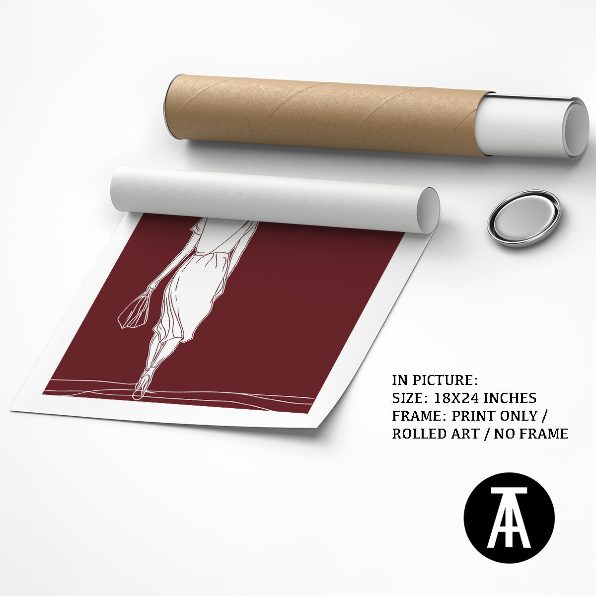 Artwork as Print Only or Rolled Art