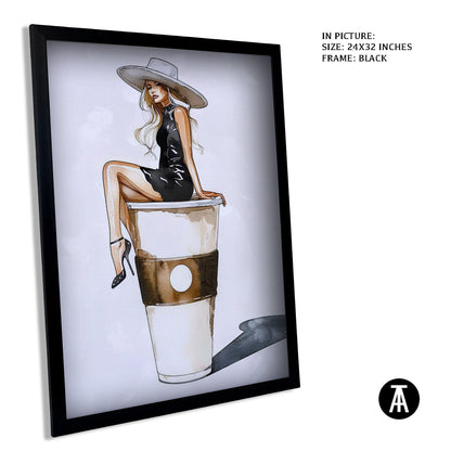 Artwork in Metal Earling Silver Frame