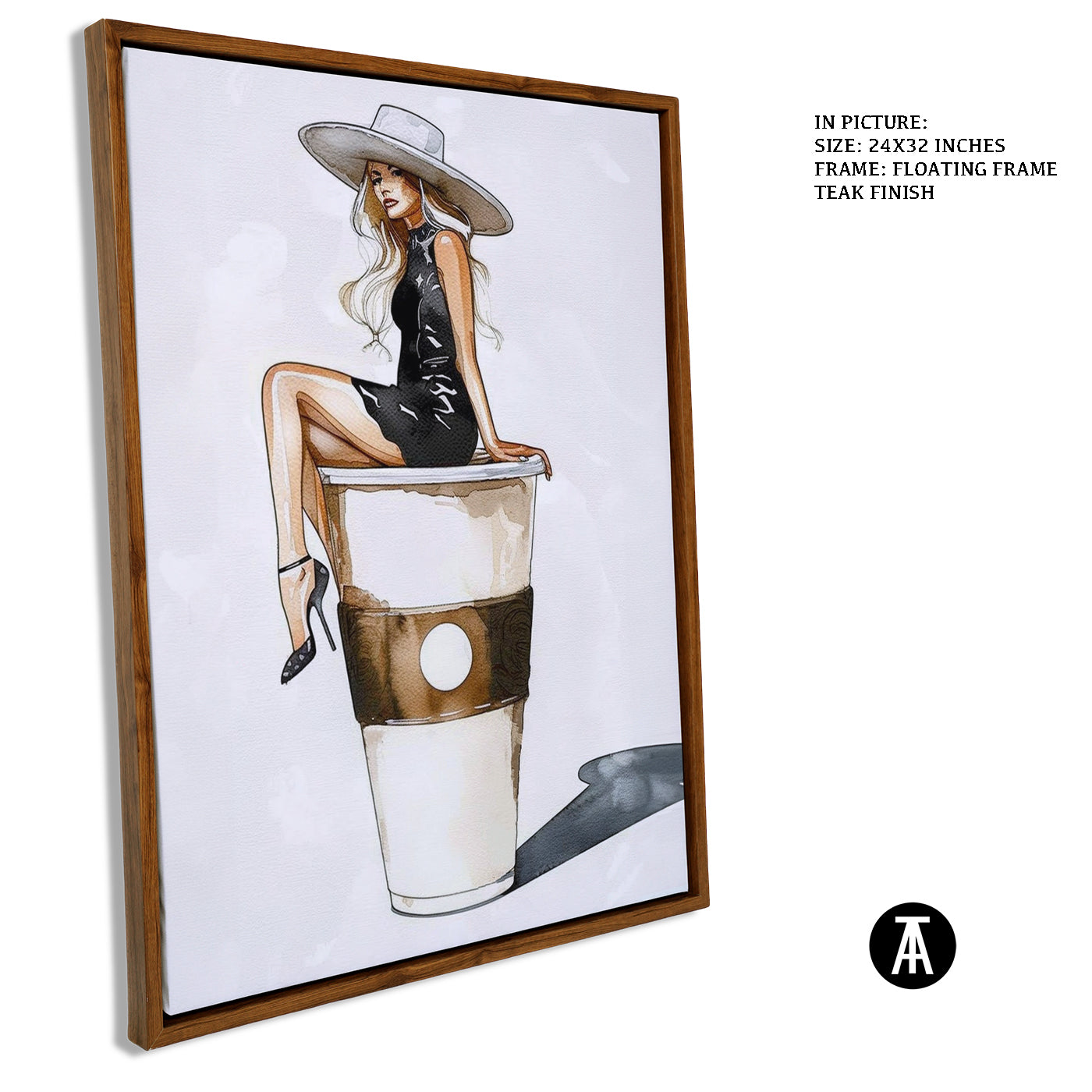 Artwork in Floating Frame