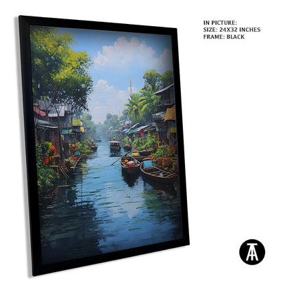 Artwork in Metal Earling Silver Frame