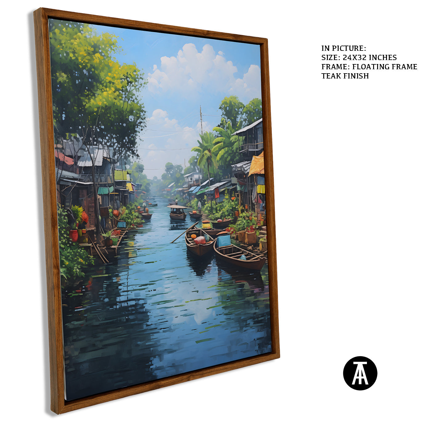 Artwork in Floating Frame
