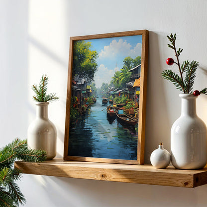 Veitnamese Painting in a Lifestyle Setting