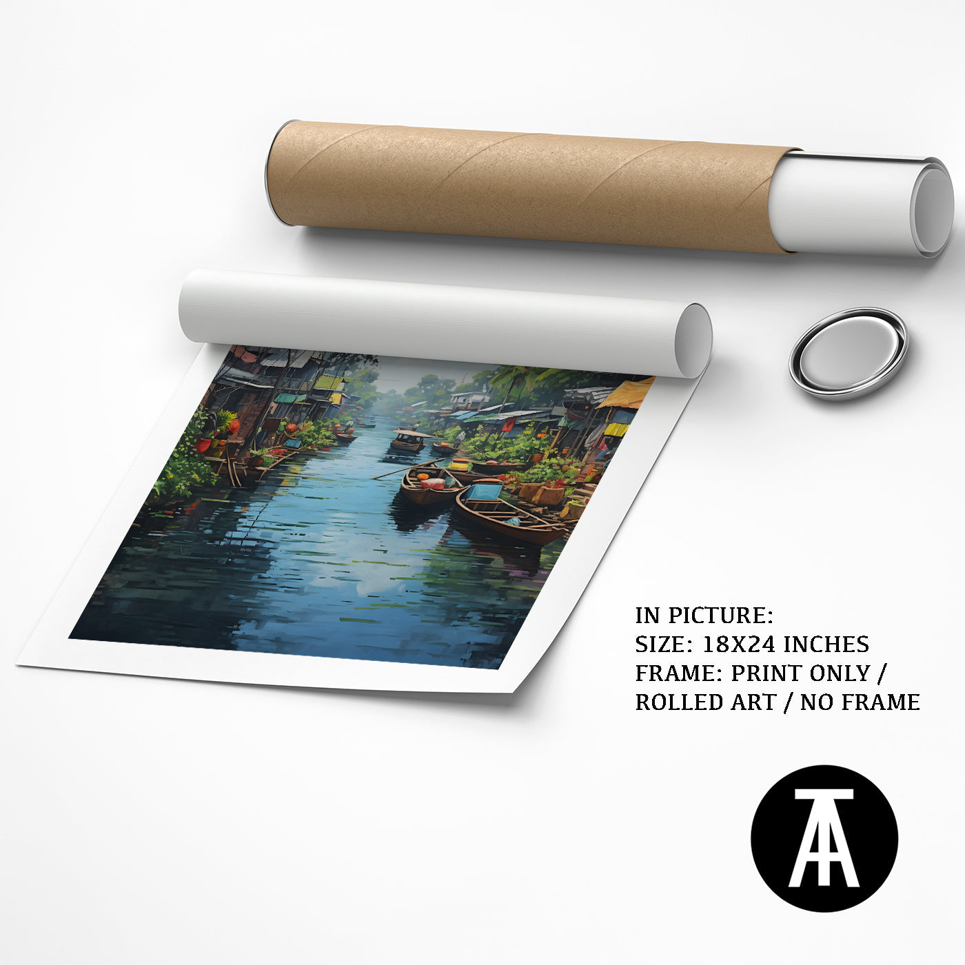 Artwork as Print Only or Rolled Art