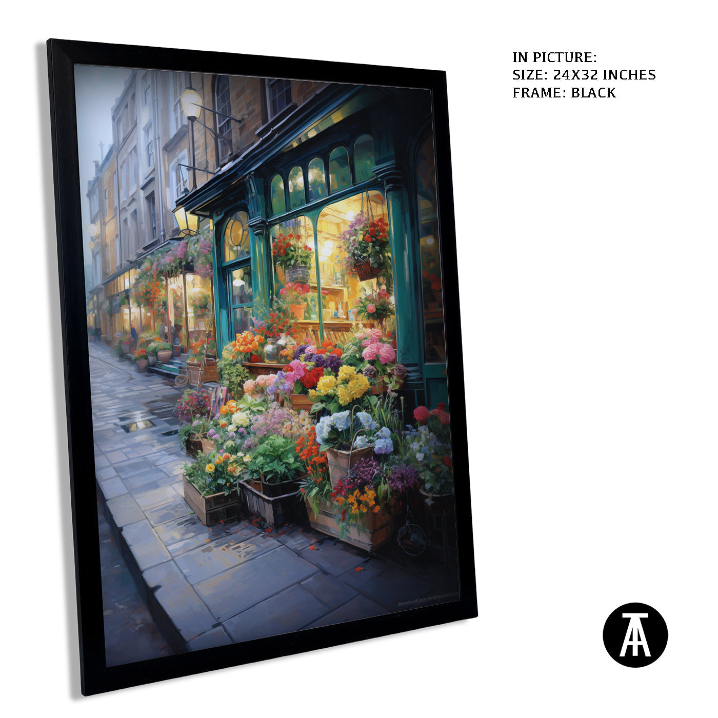 Artwork in Metal Earling Silver Frame