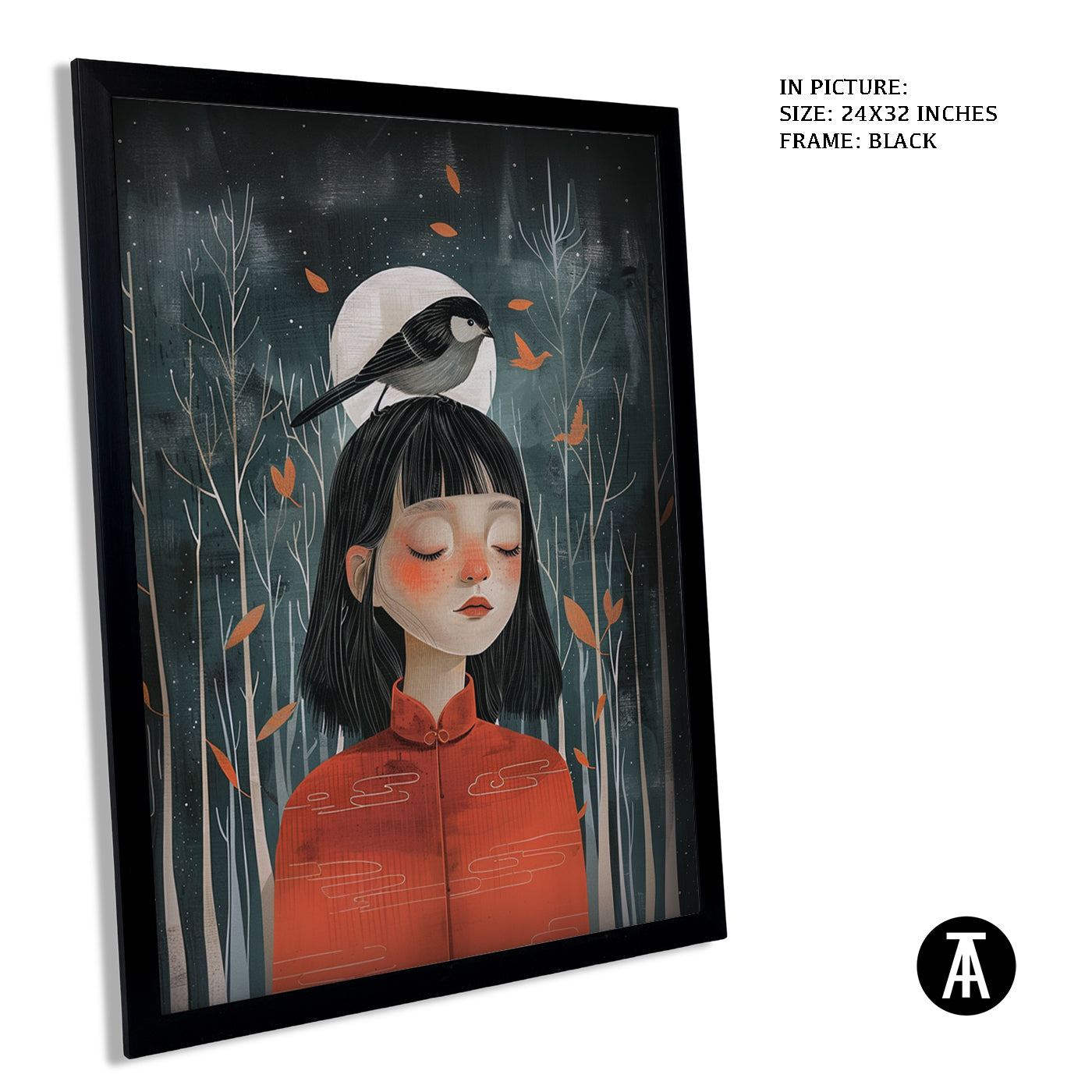Artwork in Metal Earling Silver Frame