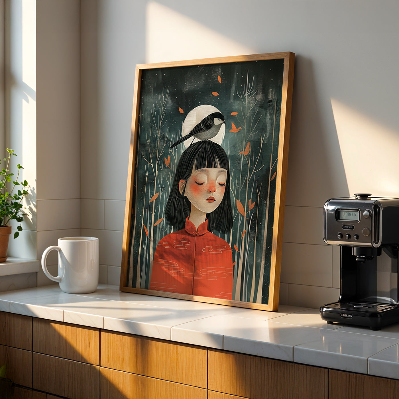 Cafe Artwork in a Lifestyle Setting