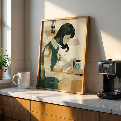 Cafe Artwork in a Lifestyle Setting