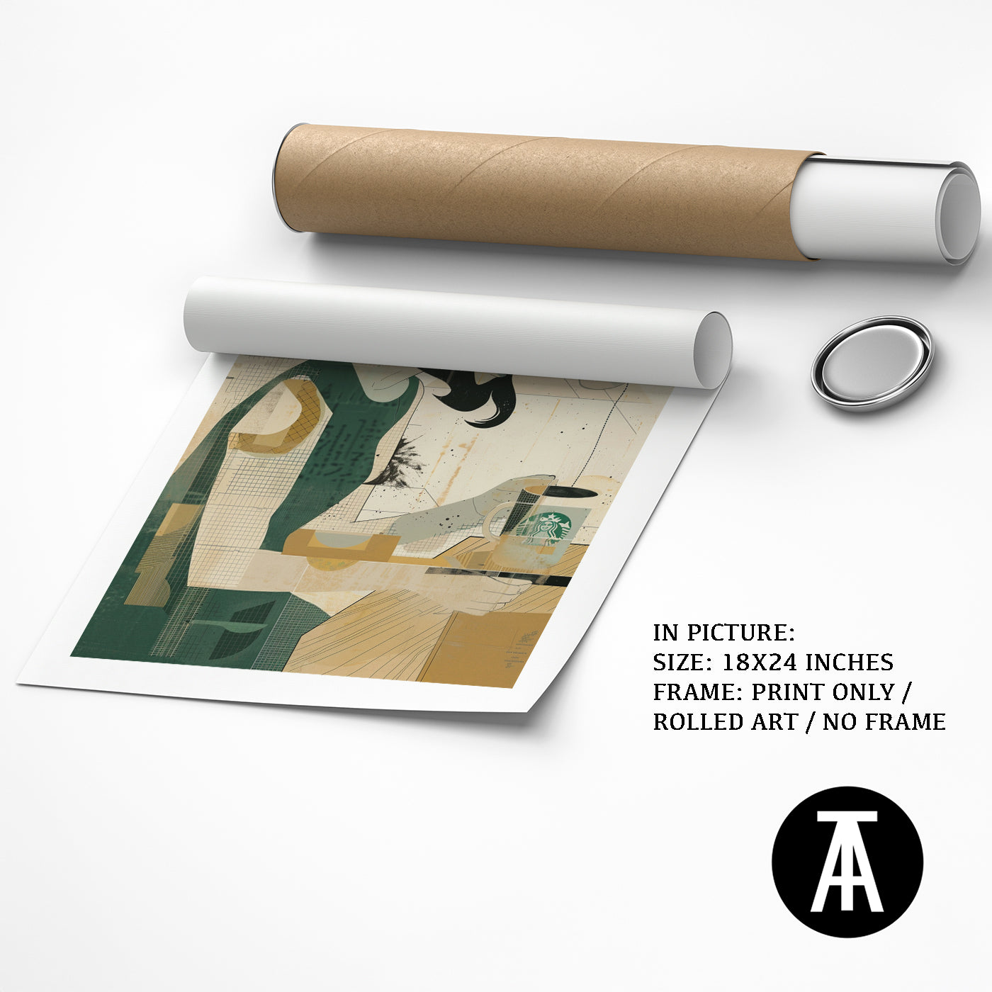 Artwork as Print Only or Rolled Art