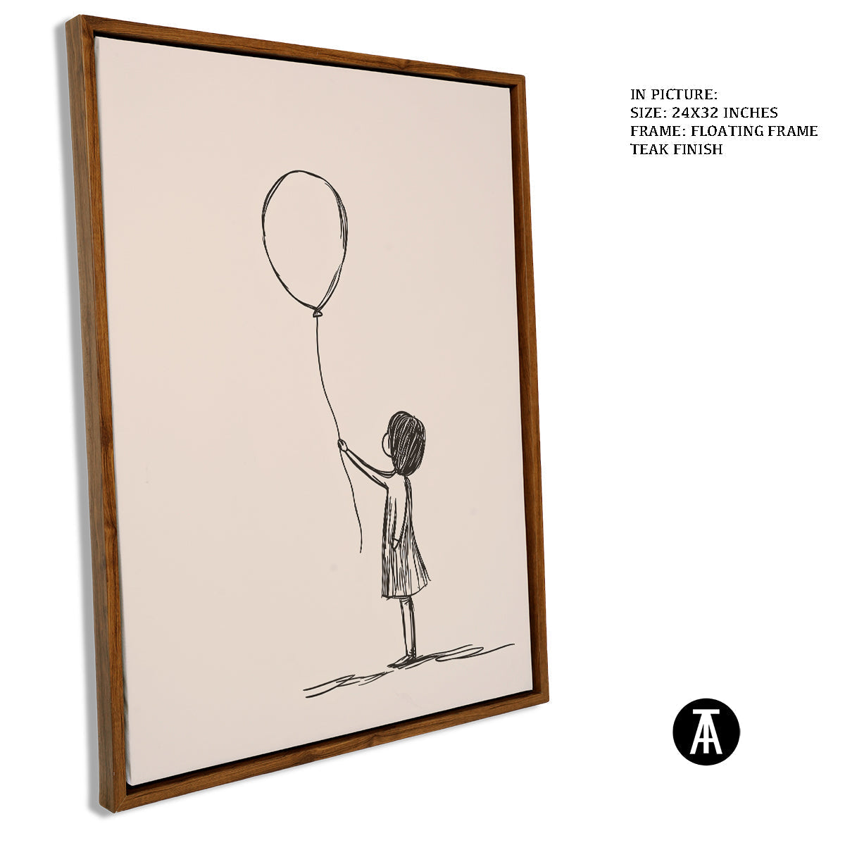 Artwork in Floating Frame