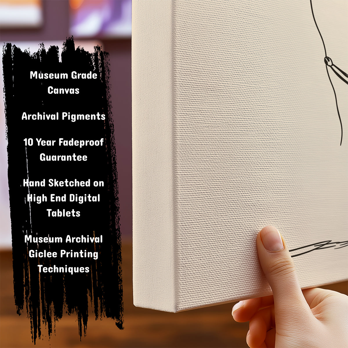 Information about Minimalist Canvas Art Print