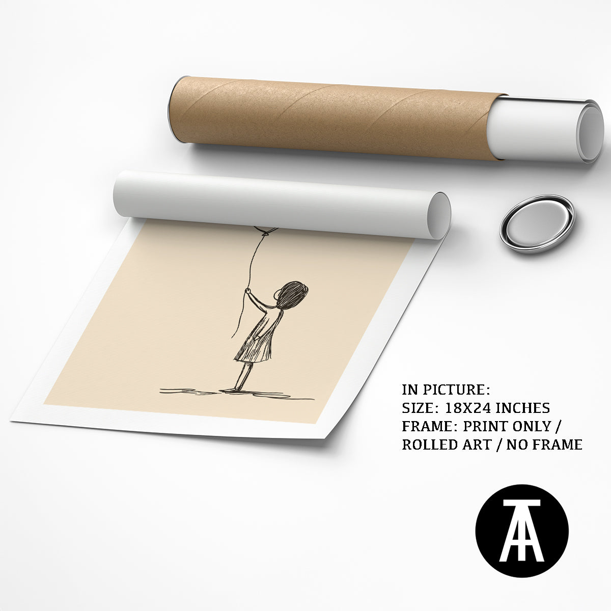 Artwork as Print Only or Rolled Art