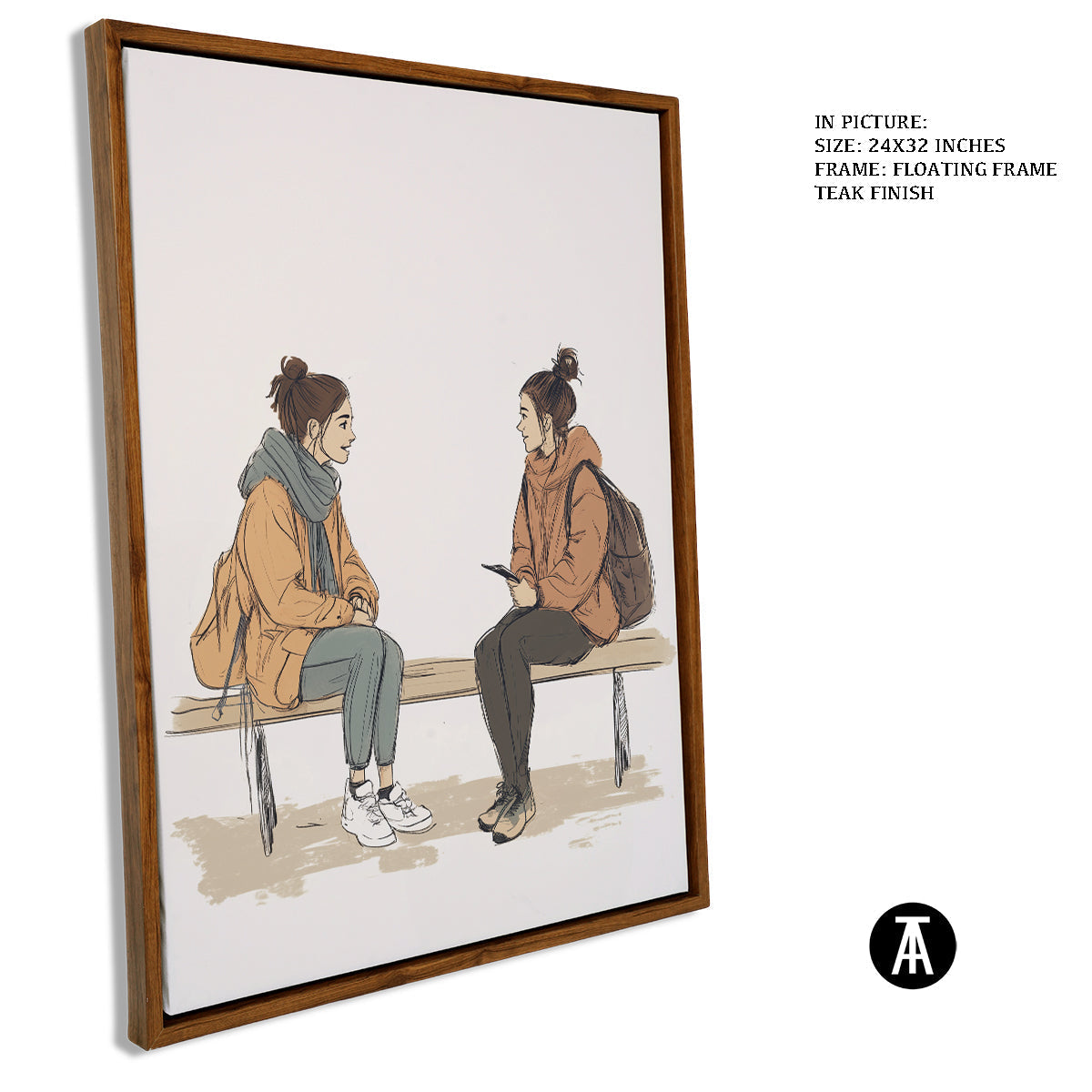 Artwork in Floating Frame