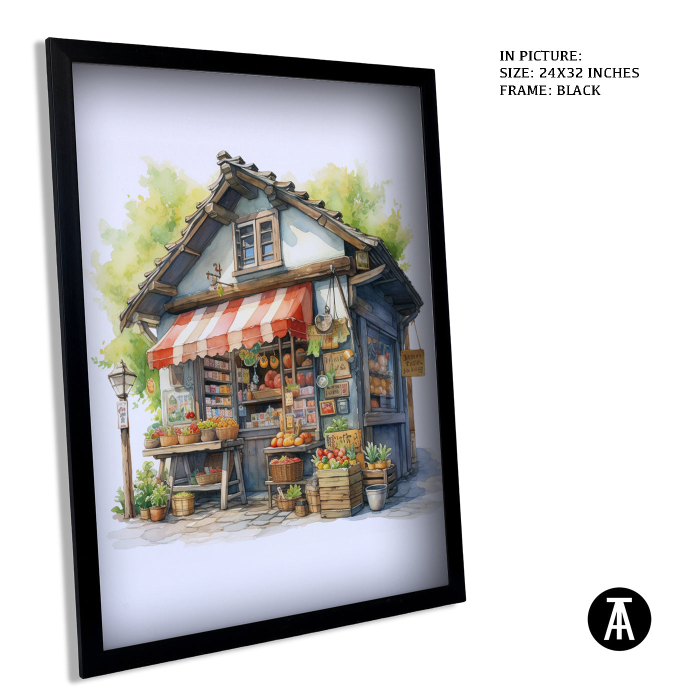 Artwork in Metal Earling Silver Frame