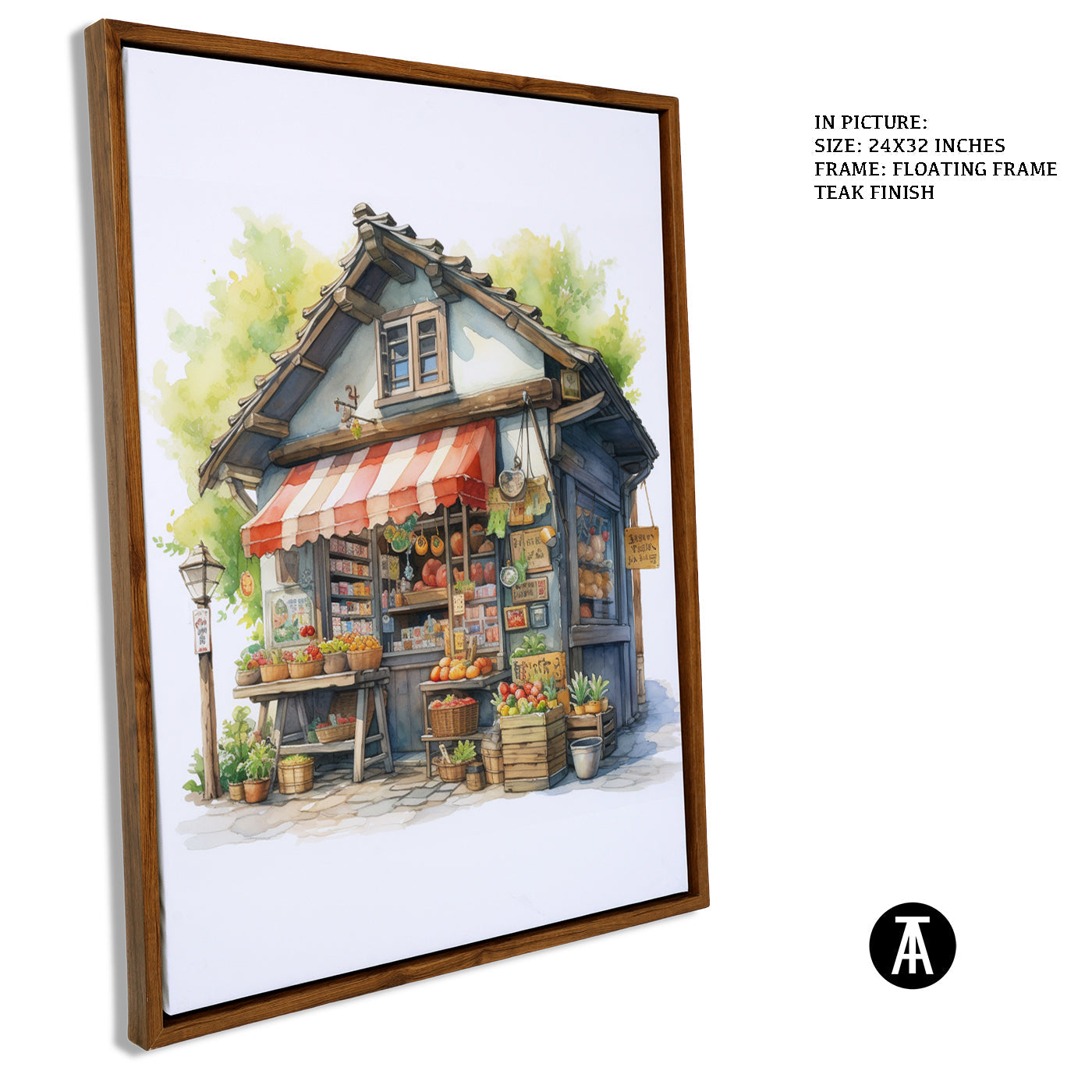 Artwork in Floating Frame