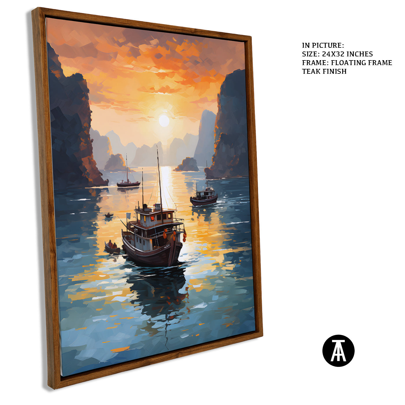 Artwork in Floating Frame