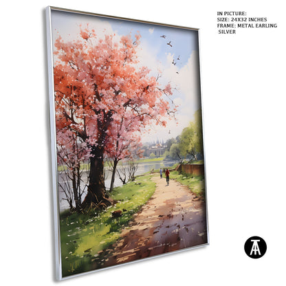Artwork in Metal Earling Silver Frame