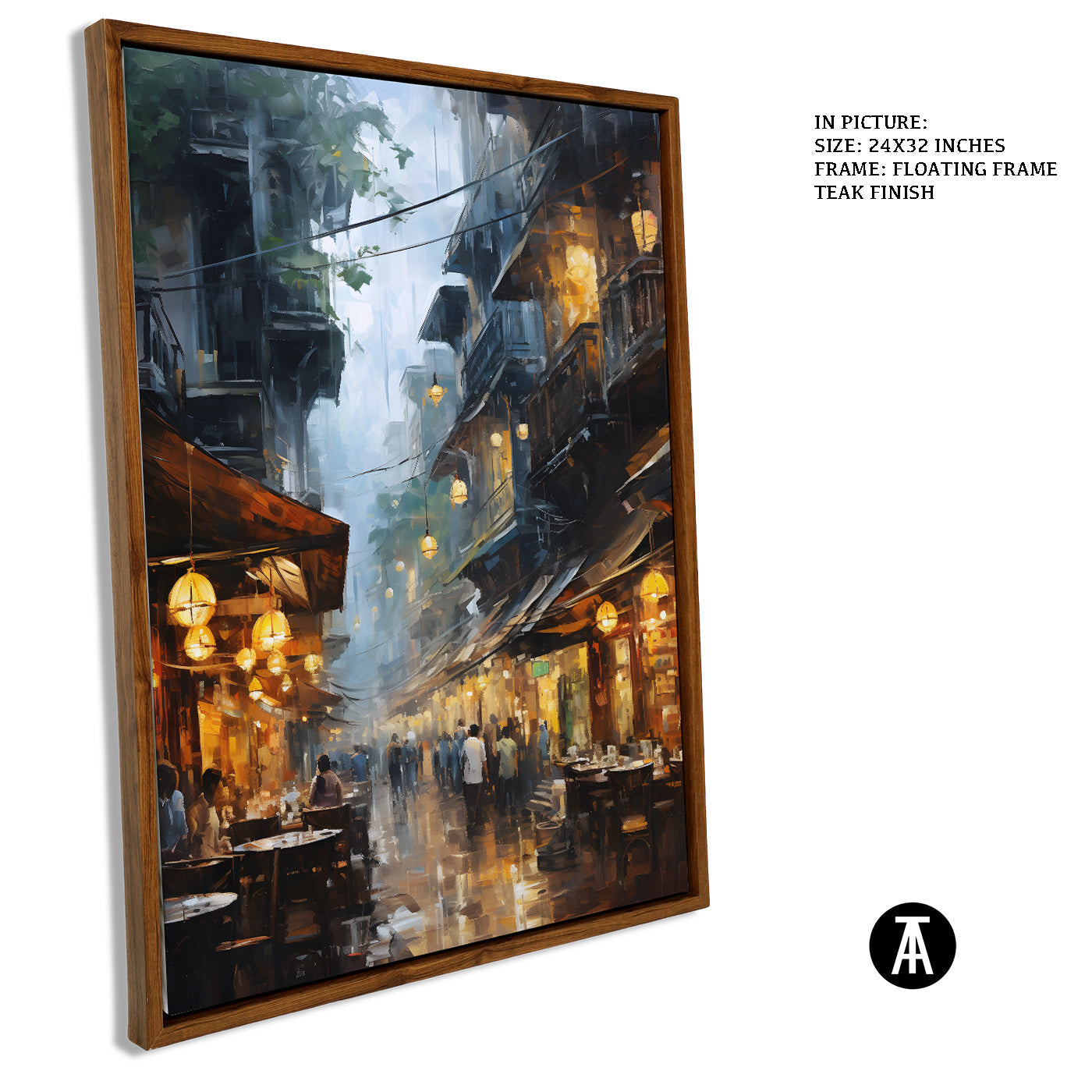 Artwork in Floating Frame