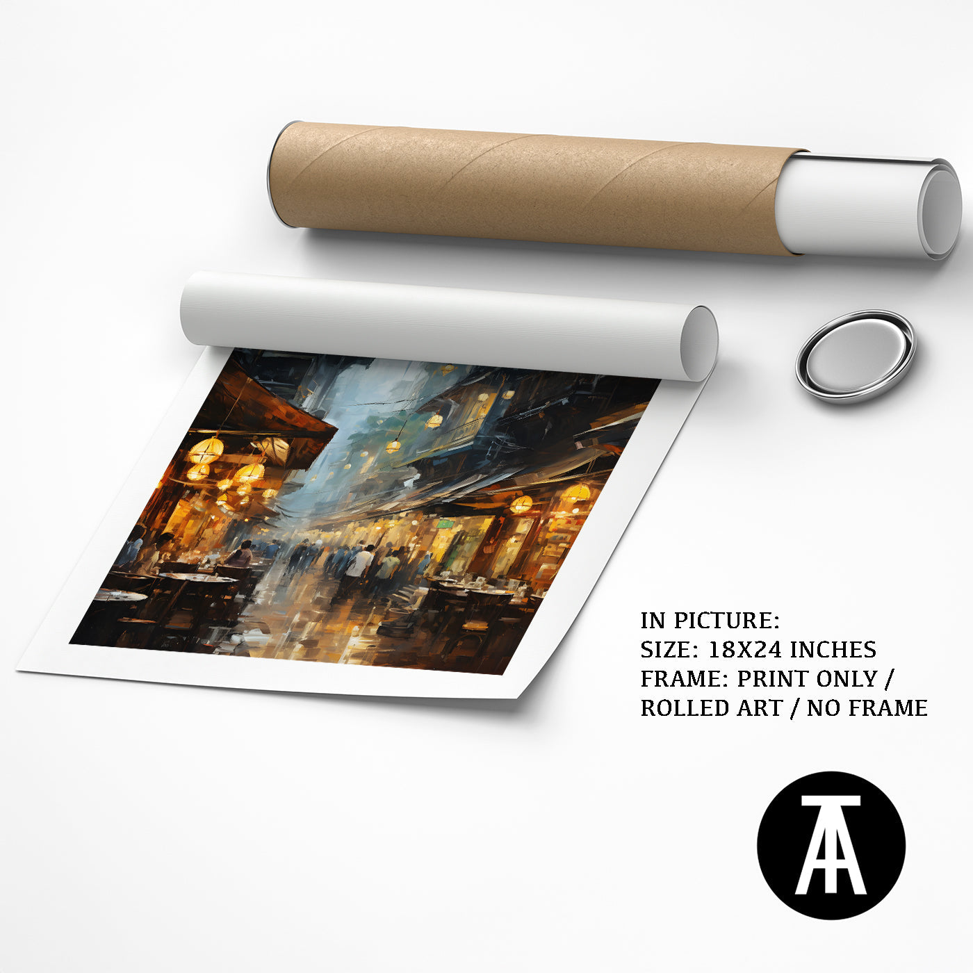 Artwork as Print Only or Rolled Art