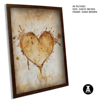 Artwork in Metal Champagne Gold Frame
