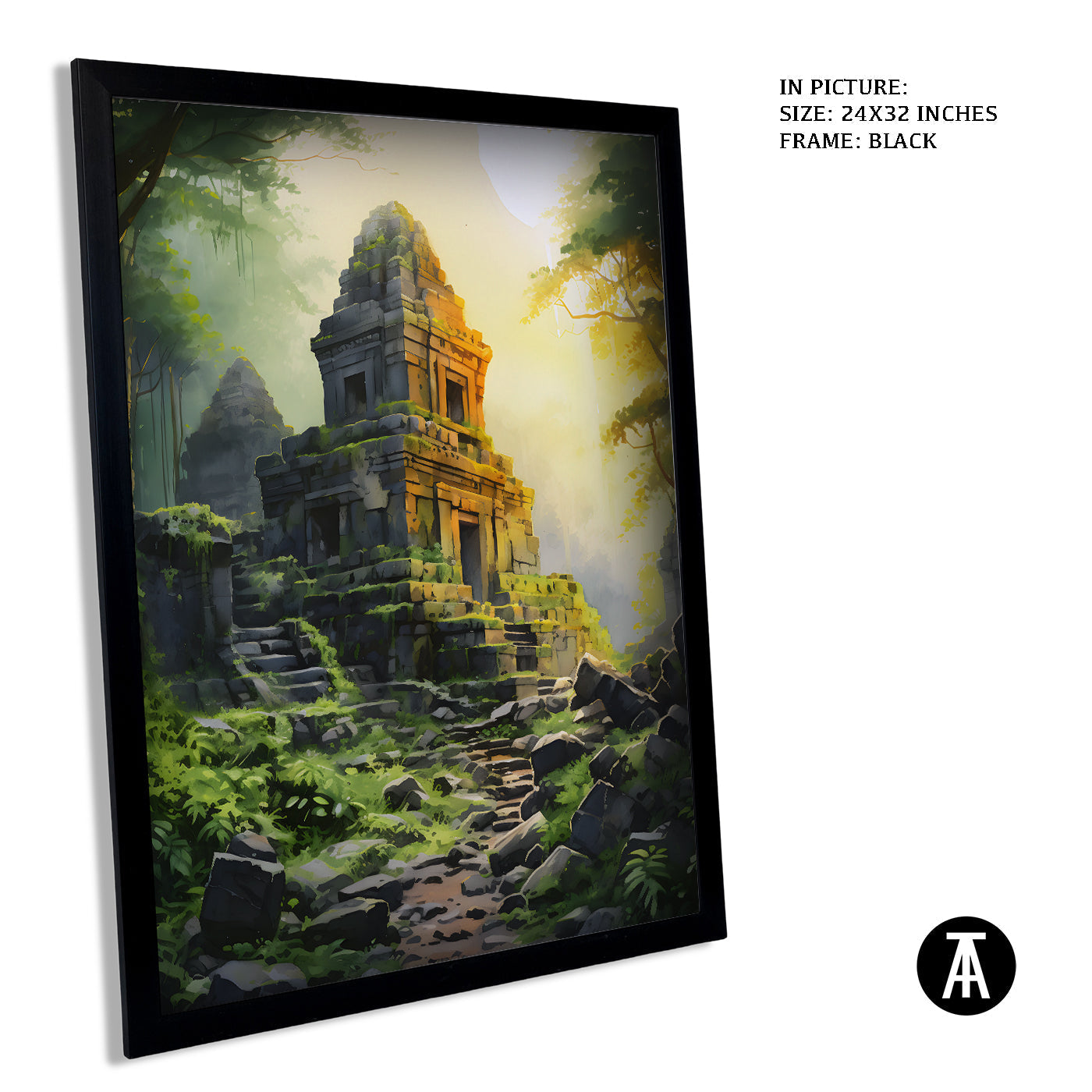 Artwork in Metal Earling Silver Frame