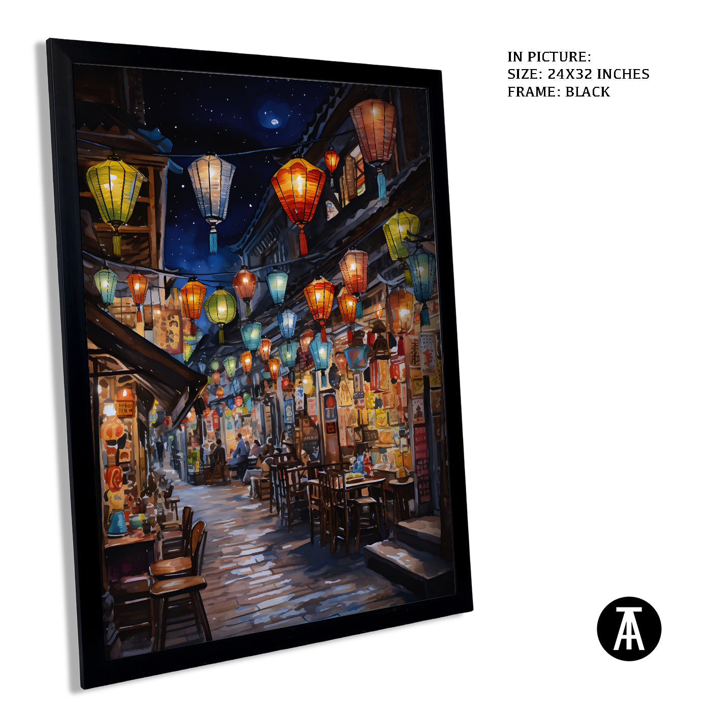Artwork in Metal Earling Silver Frame