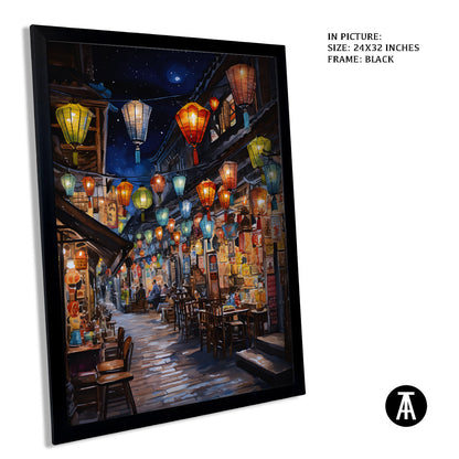 Artwork in Metal Earling Silver Frame