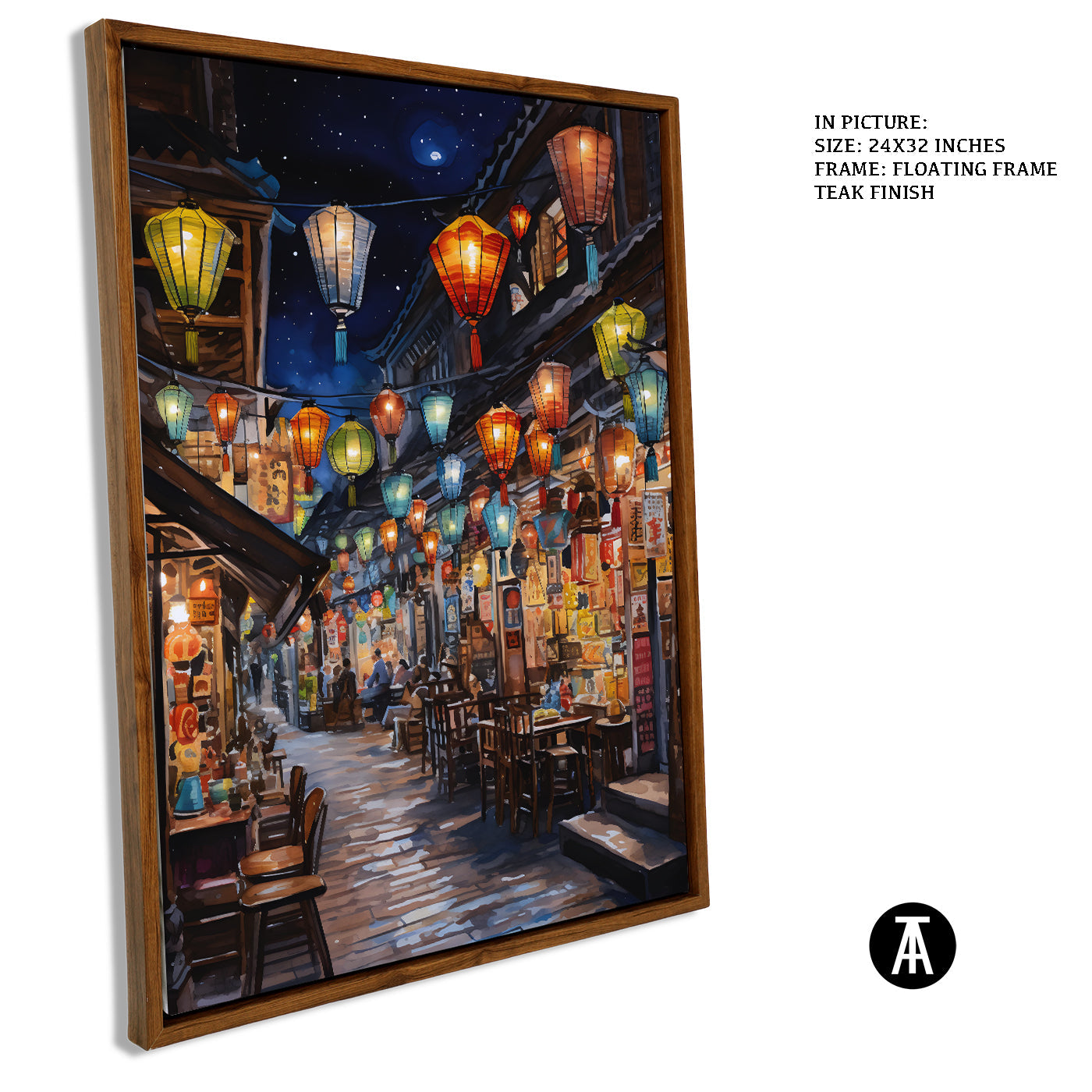 Artwork in Floating Frame