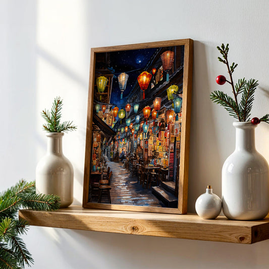 Veitnamese Painting in a Lifestyle Setting