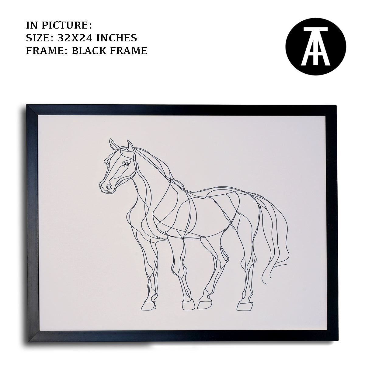 Artwork in Metal Earling Silver Frame