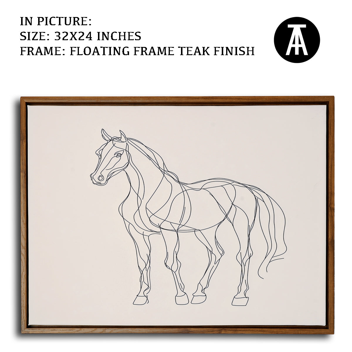 Artwork in Floating Frame