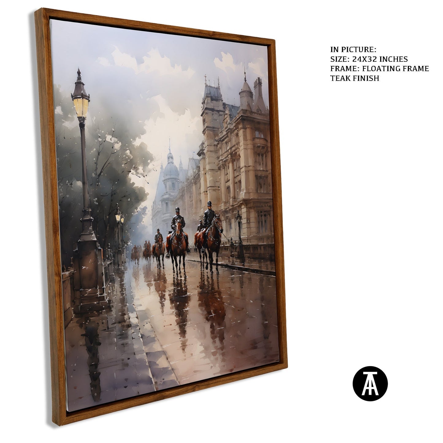 Artwork in Floating Frame