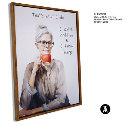 Artwork in Floating Frame