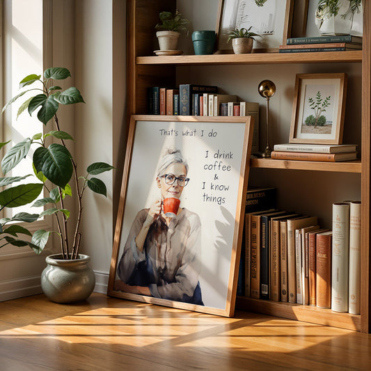Cafe Art Painting in a Lifestyle Setting