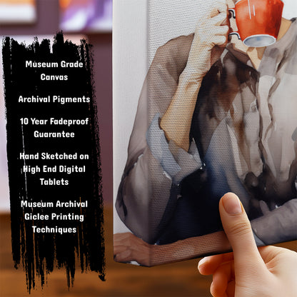 Information about Vintage Cafe Art Print