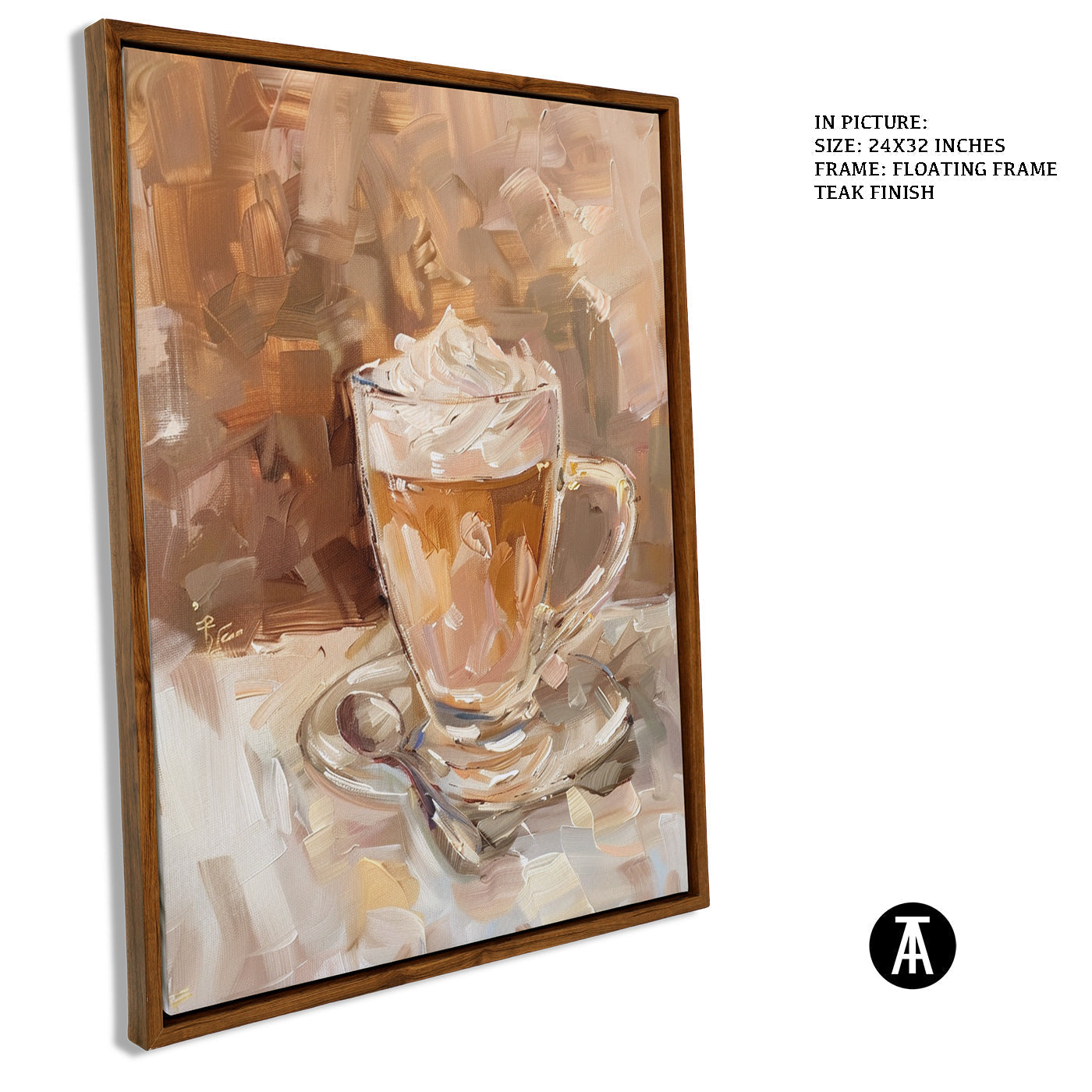 Artwork in Floating Frame