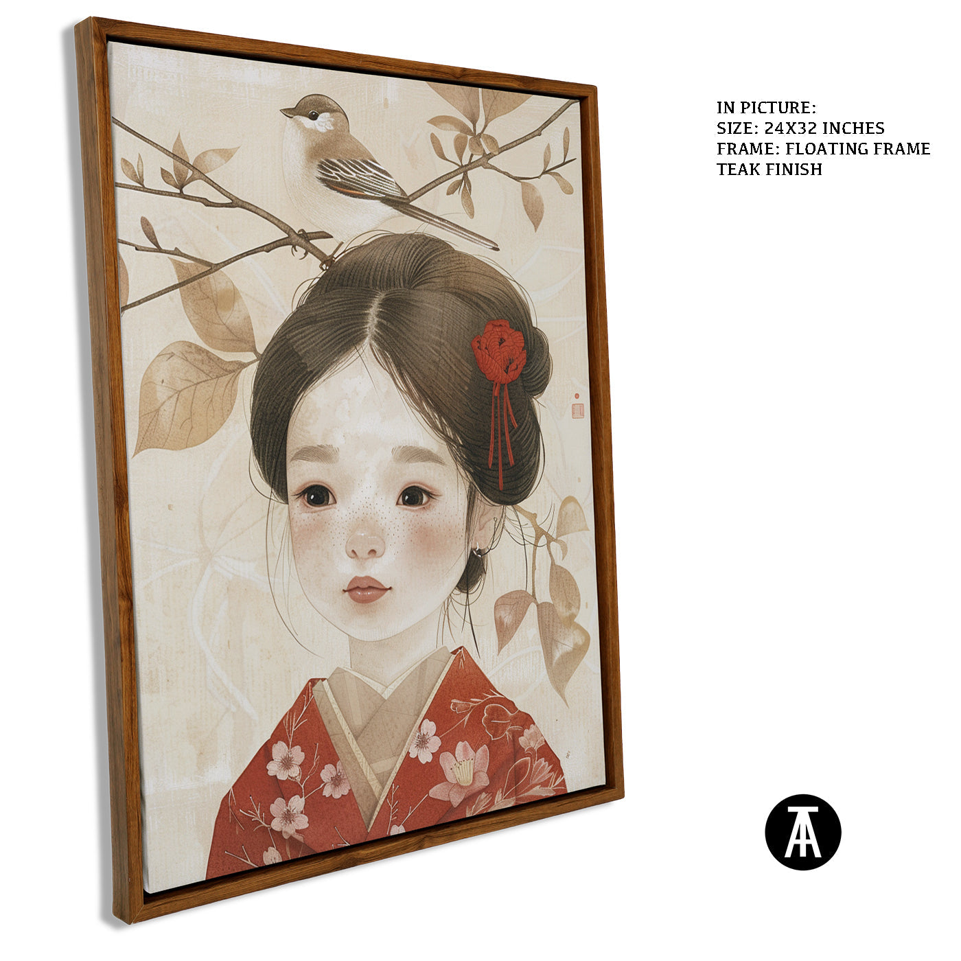Artwork in Floating Frame