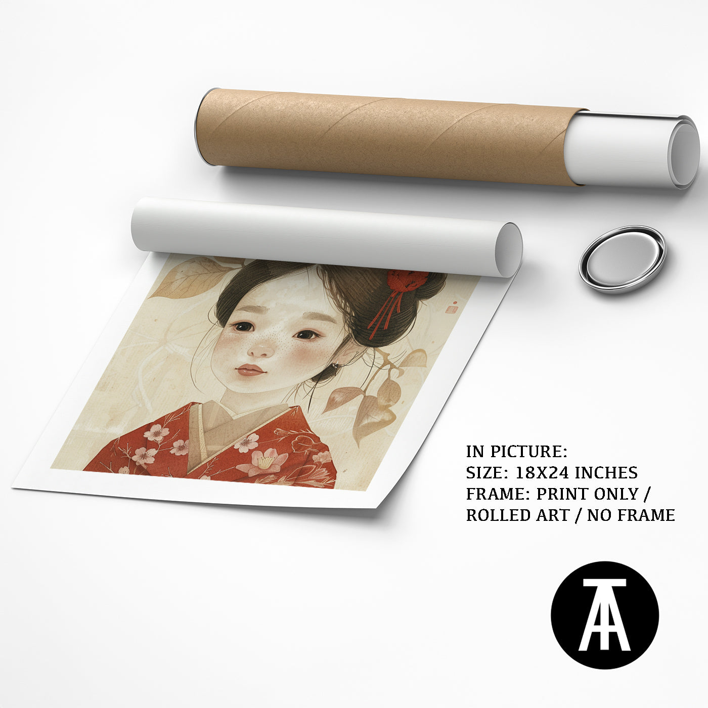Artwork as Print Only or Rolled Art