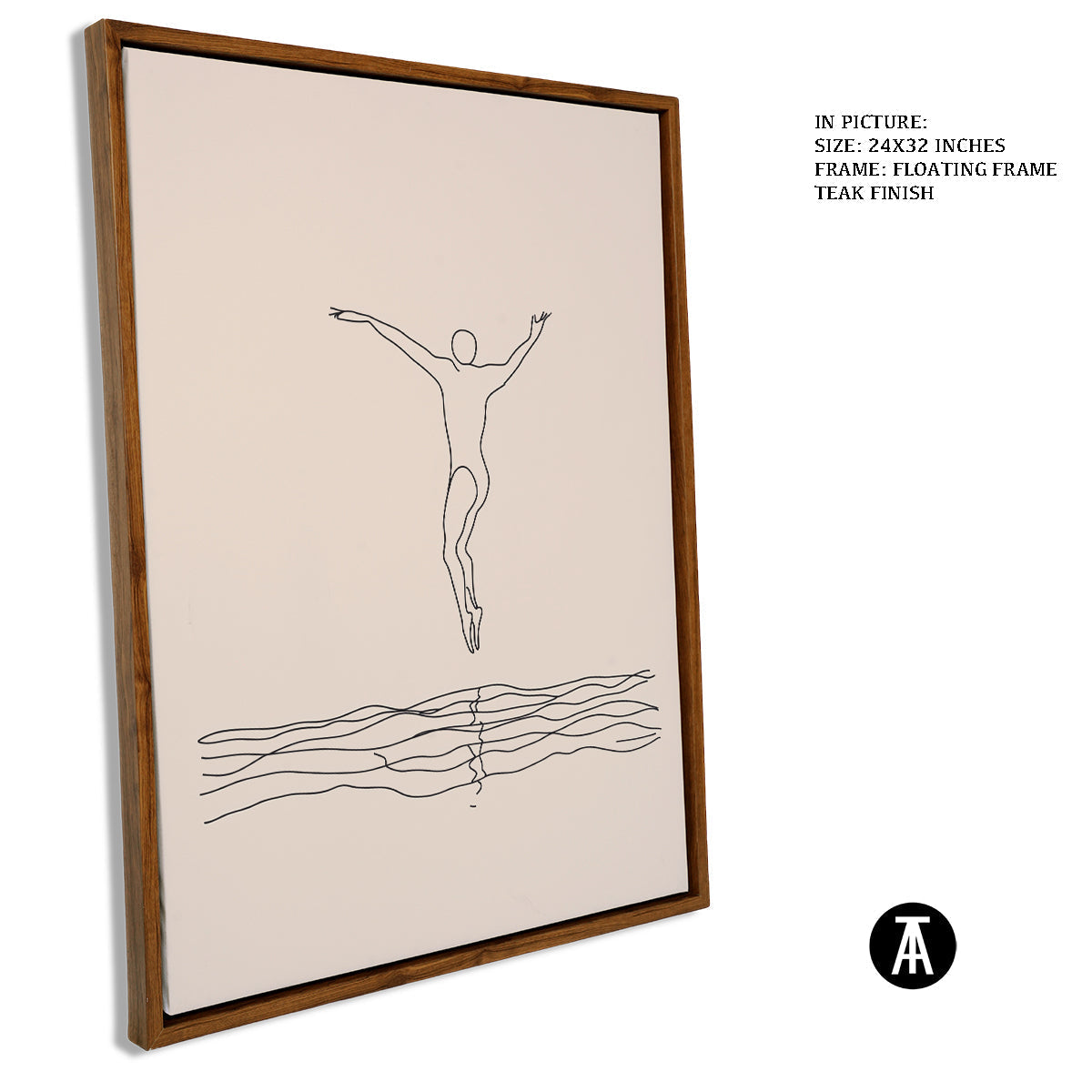 Artwork in Floating Frame