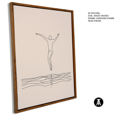 Artwork in Floating Frame