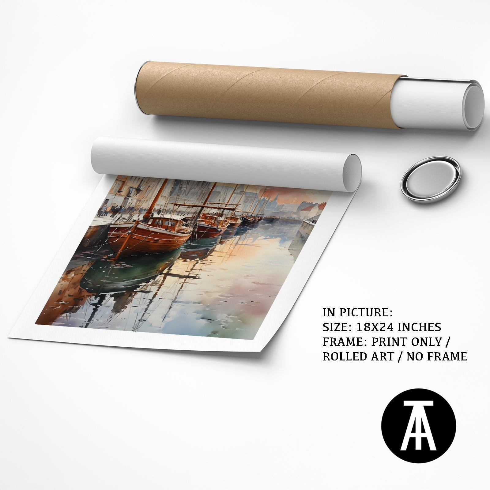 Artwork as Print Only or Rolled Art