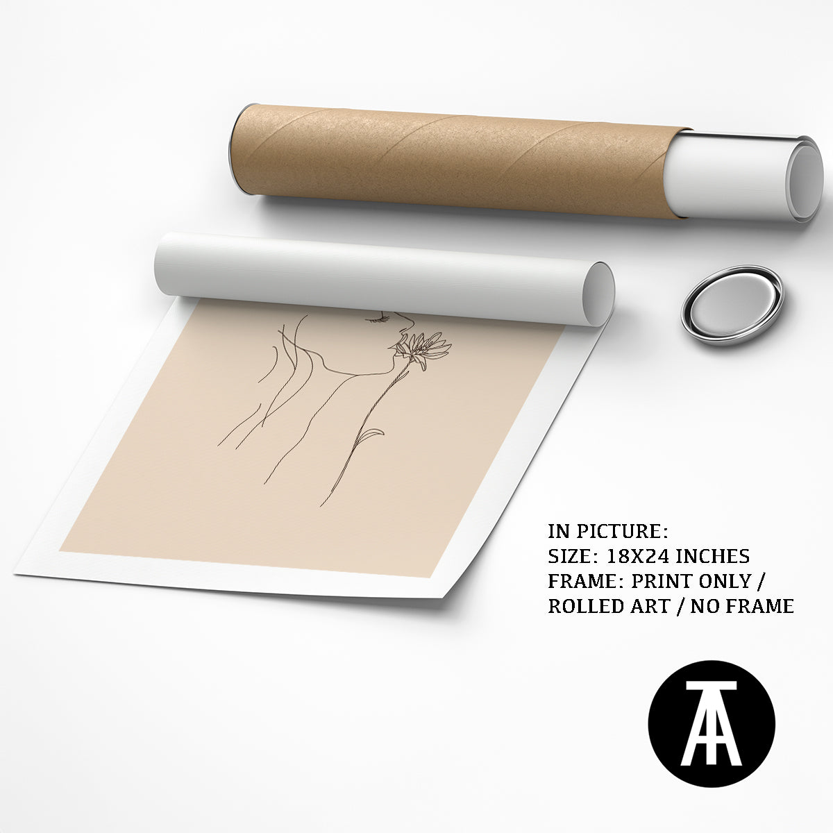 Artwork as Print Only or Rolled Art