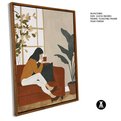 Artwork in Floating Frame