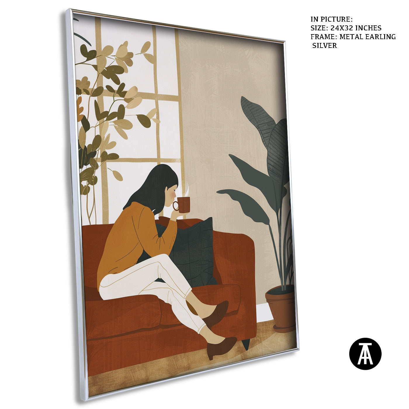 Artwork in Black Frame
