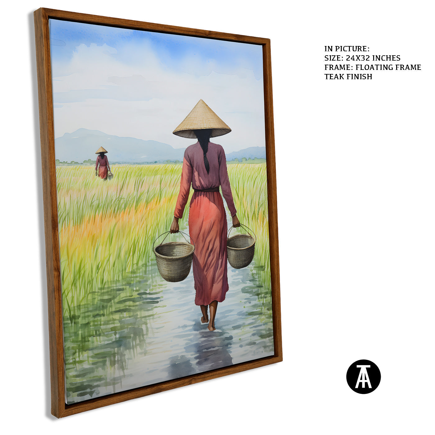 Artwork in Floating Frame