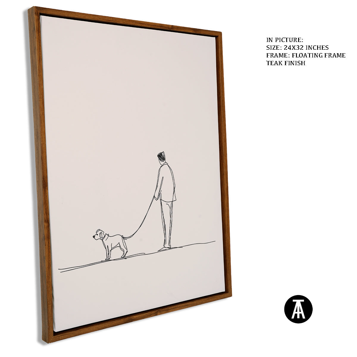 Artwork in Floating Frame