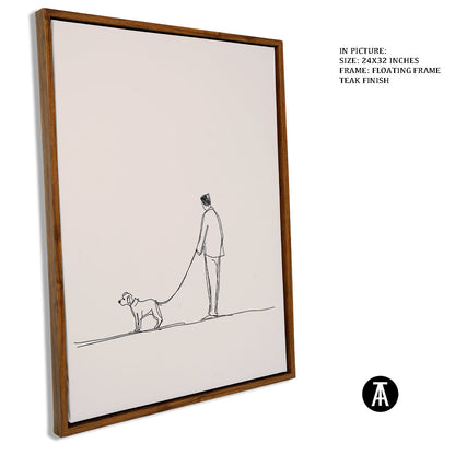 Artwork in Floating Frame