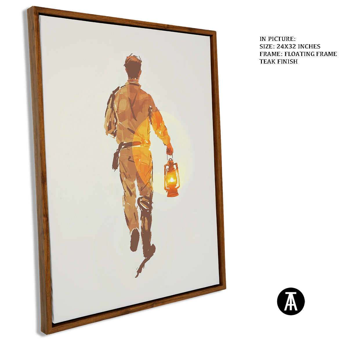 Artwork in Floating Frame